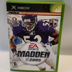 Madden NFL 2005 (Microsoft Xbox, 2004)‎ Game With Manual